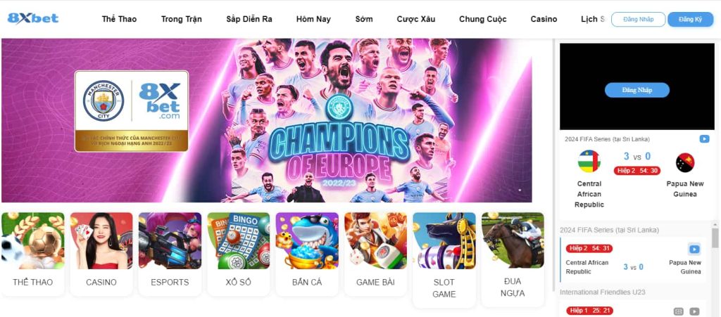 8xbet là trang cá cược bóng đá uy tín nhất hiện nay