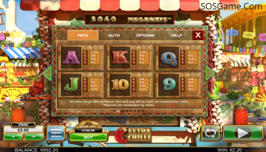 casino extra chilli