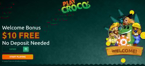 playcroco no deposit bonus