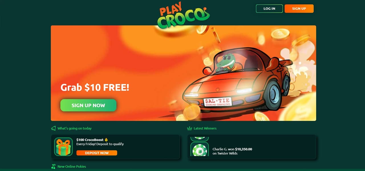 playcroco no deposit bonus
