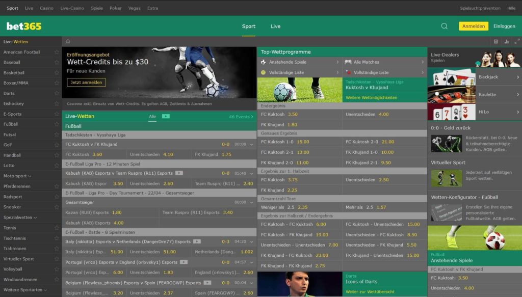 bet365 sports betting